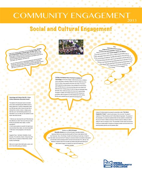 Engagement Posters Community And Civic Engagement Mesa Community College