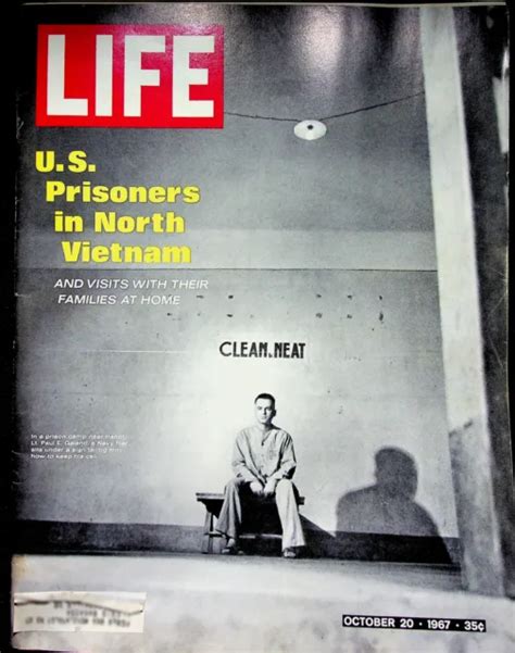 Life Magazine 1967 Us Prisoners In Vietnam Ed Sullivan Ottoman