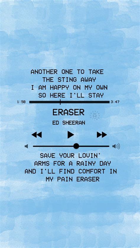 Free Download Eraser Ed Sheeran Ed Sheeran Lyrics Song Lyrics
