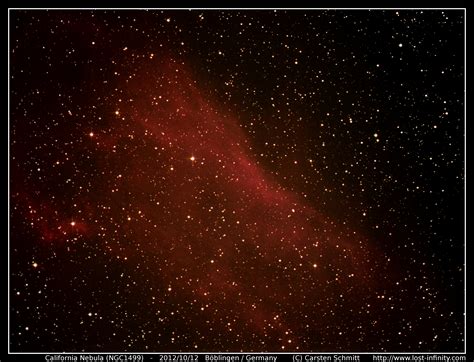 Astrophotography California Nebula Ngc1499 Lost Infinity