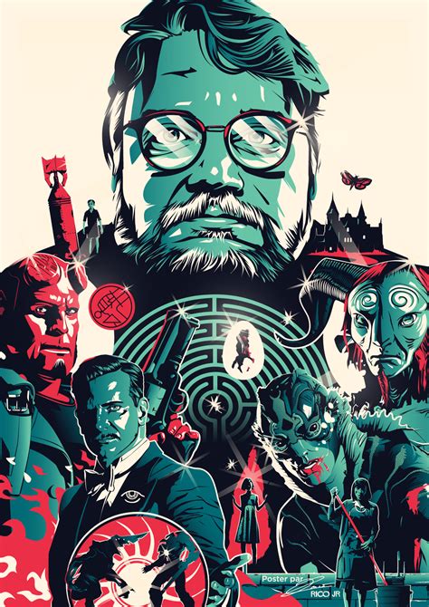 Guillermo Del Toro Poster Art Rico Jr Posterspy