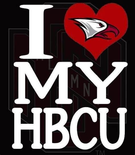 I Love My Hbcu Sticker With An Eagle And Heart On The Back