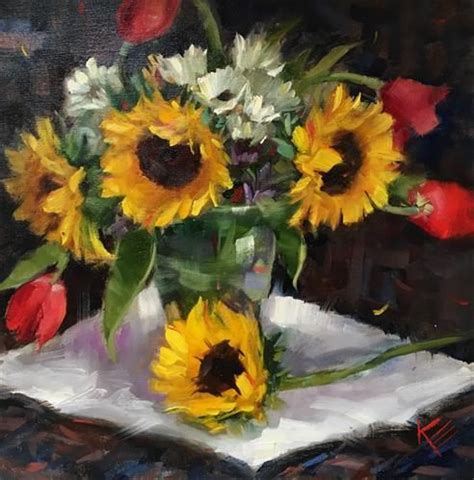 Krista Eaton Gallery Of Original Fine Art Sunflower Art Sunflower