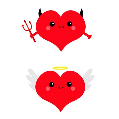 Angel Devil Wings Background Illustrations Royalty Free Vector
