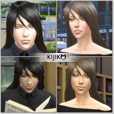 Long Straight Hair For Males At Kijiko Sims 4 Updates