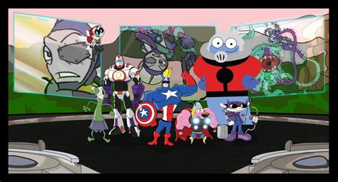 Cartoon Network Avengers Assemble Artist Show Off Comic Vine
