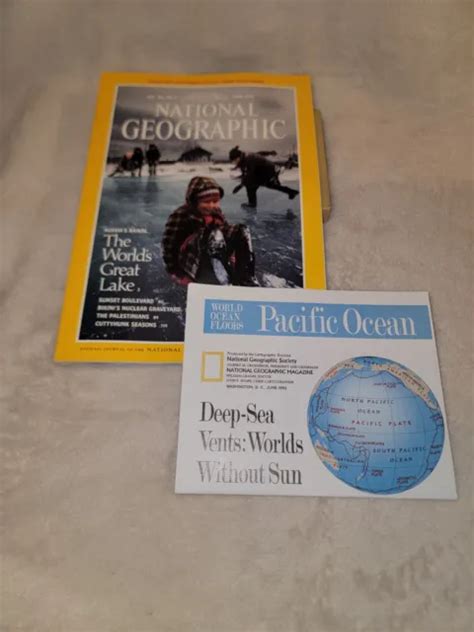 National Geographic Magazine June 1992 With Map The Worlds Great Lake