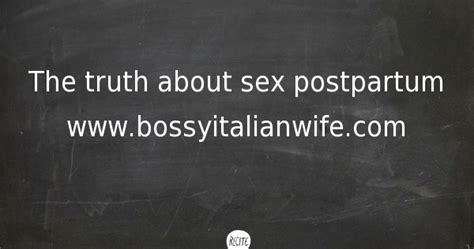Bossy Italian Wife Sex Postpartum