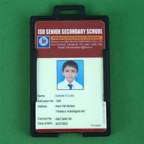 Kids School Id Card
