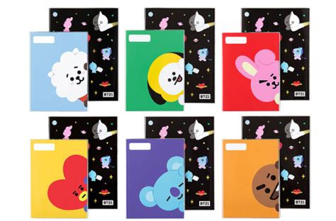 Bts Bt21 Stationery Set 7 Type Now In Seoul
