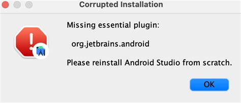 Solved Android Studio Corrupted Installation Missing Essential