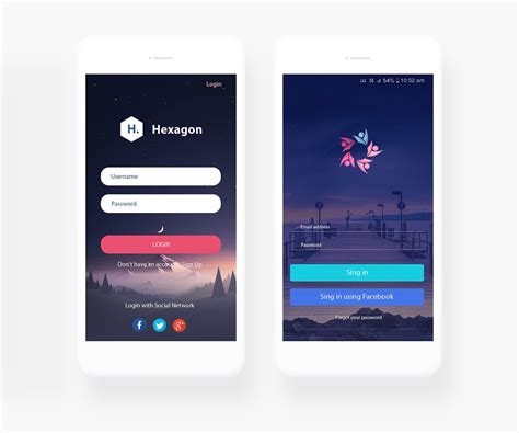 Mobile App Login Screen Psd Free Download Videohive After Effects