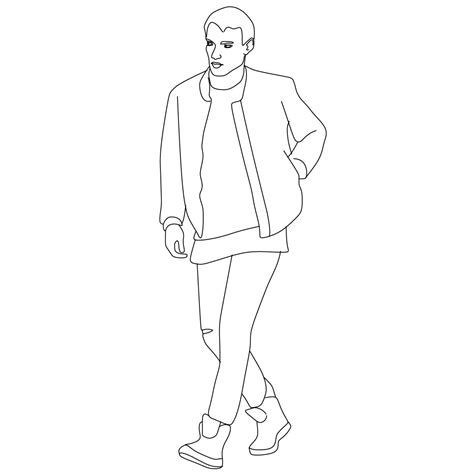 How To Draw A Simple Person Walking We Are Animating A Simple Side