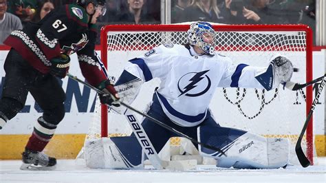 The lightning got andrei vasilevskiy at his best in his first game back from a fractured foot. Vasilevskiy stretches to make unreal save - YouTube