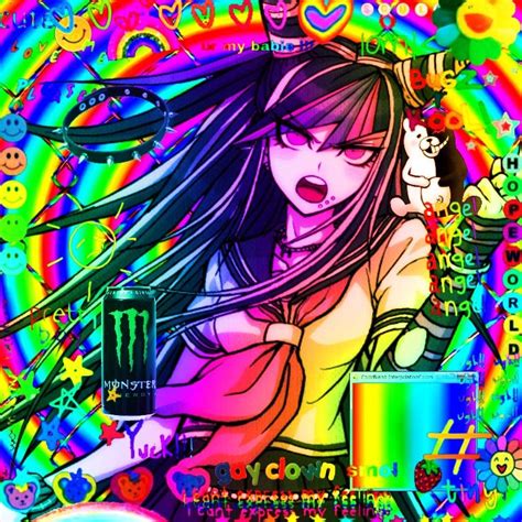 Ibuki — Rainbowcore Scenecore Glitchcore Edit Glitchcore Anime Glitchcore Wallpaper