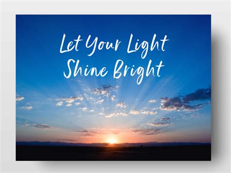 How To Let Your Light Really Shine Evangelical Reformed United Church