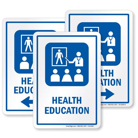 Health Education Signs Health Education Door Signs