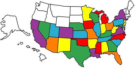 Here Is A Map Of All The States Ive Visited States Visited Map Us