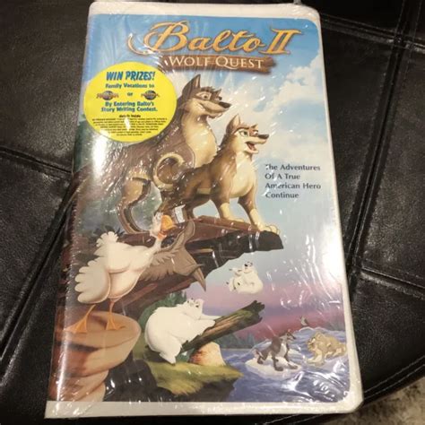 Balto And Balto 2 Wolf Quest Vhs Tapes New In Box Sealed Nos Old Stock