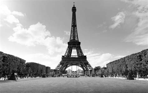 Custom Any Size Beautiful Scenery Wallpapers Tower Black And White Landscape Background Wall In