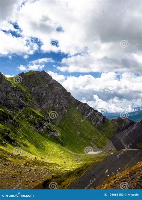Epic Mountain Landscape Beautiful Natural Terrain In The Mountains