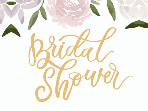 Bridal Shower Invitation By Erin Bakara On Dribbble