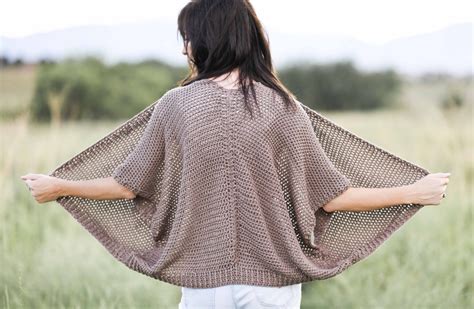 Vail Topper Easy Crocheted Cardigan Pattern Mama In A Stitch
