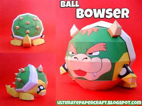 Ball Bowser Papercraft By Squeezycheesecake On Deviantart