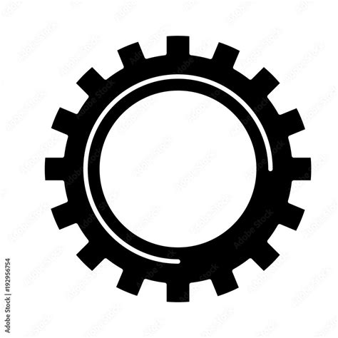 Gear Wheel Cog Technology Mechanical Engineering Vector Illustration