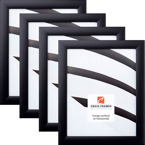 Craig Frames Contemporary Gallery Black Picture Frame, Set of 4 ...