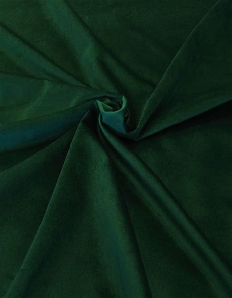 Luxury Dark Emerald Upholstery Velvet Fabric Green Fabric Etsy