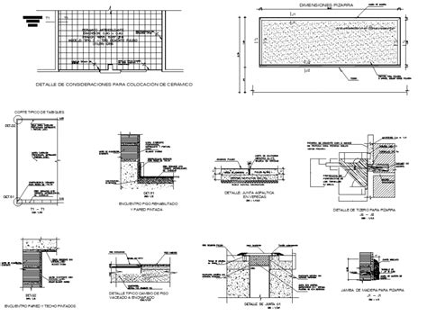 Typical Details Of Civil Works Section Plan Autocad File Cadbull
