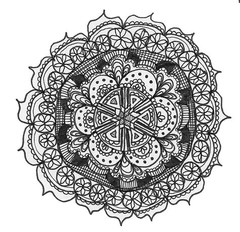 Mandala Cool Drawing Adult Coloring Book Tumblr Design