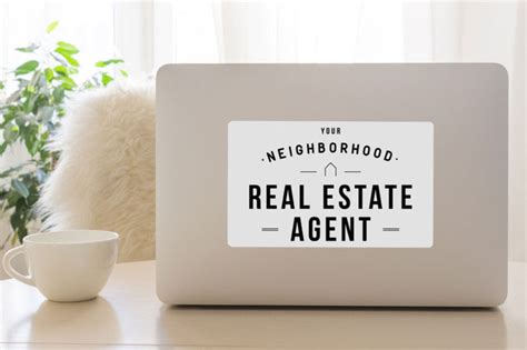 Your Neighborhood Real Estate Agent 8x5 Decal All Things Real Estate