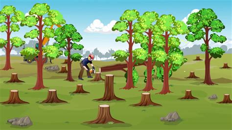 Deforestation Animaion Forest Animation Youtube