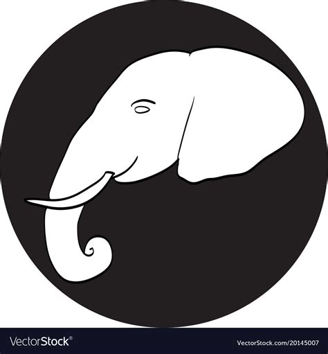 Elephant Icon Royalty Free Vector Image Vectorstock