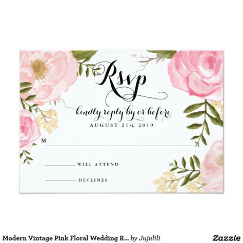 The card may be as simple as writing your name and checking off a plus one and dining choices, or it may include a bit more space for a thoughtful note. Create your own Invitation | Zazzle.co.uk | Rsvp wedding ...