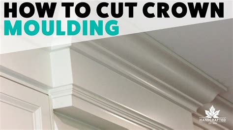 How To Cut Crown Molding Youtube