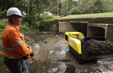 Culvert Cleaning With Microtraxx Pipe Management Australia Pma