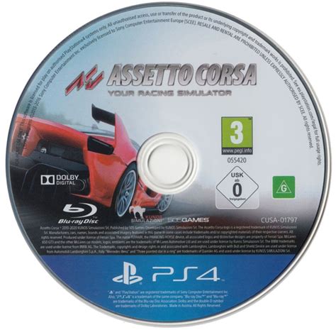 Assetto Corsa Playstation Box Cover Art Mobygames