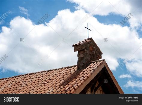 Cross On Roof Church Image And Photo Free Trial Bigstock