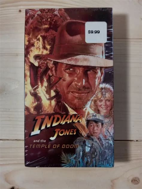 Indiana Jones And The Temple Of Doom Vhs Paramount New Sealed Picclick