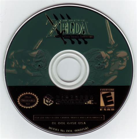 The Legend Of Zelda Four Swords Adventures 2004 Gamecube Box Cover