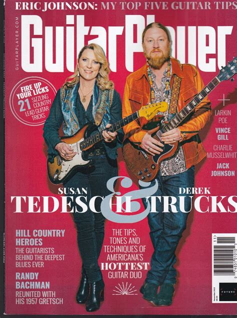 Guitar Player November 2022 Susan Tedeschi Derek Trucks Yourcelebritymagazines