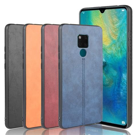 Tempered Glass Case Huawei Mate 20 X Leather Case Cover Huawei Mate