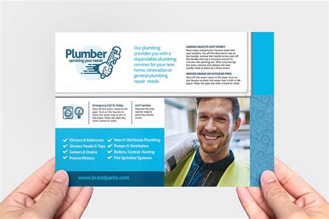 Plumbing Service Flyer Template In Psd Ai And Vector Brandpacks