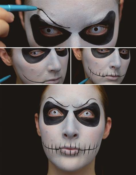 Jack Skellington Makeup Tutorial Halloween Makeup Easy Cool