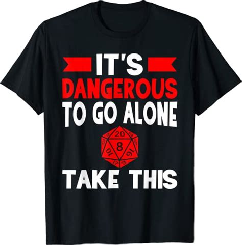 Its Dangerous To Go Alone Take This T Shirt Amazonde Fashion