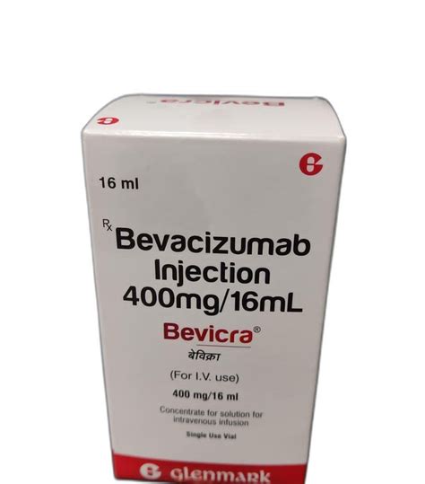 Glenmark Pharmaceuticals Bevicra Bevacizumab Injection 400mg Storage