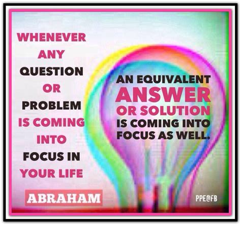 Whenever Any Question Or Problem Is Coming Into Focus In Your Life—an
